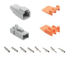 AMPHENOL SINE/TUCHEL ATP2PS-CKIT KIT, PLUG & RCPT CONN/WEDGELOCK/CONTACT