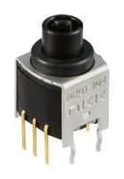 NKK SWITCHES NR01104ANG13 ROTARY SWITCH, SP4T, 0.4VA, 28VAC/DC, TH