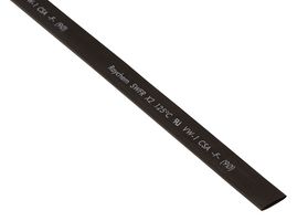 TE CONNECTIVITY X2-7.0-0-SP-SM HEAT-SHRINK TUBING, 2:1, BLACK, 7.6MM