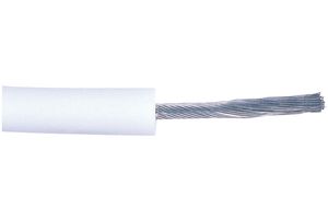 BELDEN 83004 009100 HOOK UP WIRE, 100FT, 24AWG COPPER, WHITE