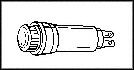 LEECRAFT 32R-2112T LAMP, INDICATOR, NEON, GREEN, 125V