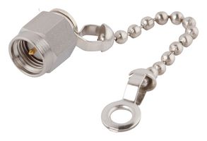 AMPHENOL SV MICROWAVE M39012/25-3024. DUST CAP WITH CHAIN, SMA PLUG