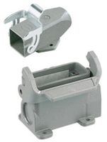 HARTING 19 30 016 1231. CLOSED FLANGE HOUSING, SIZE 16B, METAL
