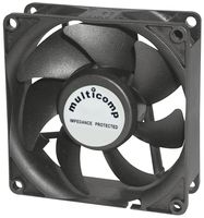 MULTICOMP MC32914 AXIAL FAN, 80MM, 12VDC, 90mA