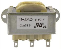 TRIAD MAGNETICS FD6-24 TRANSFORMER, 24V, 30VA