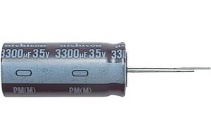 NICHICON UPM1J331MHD1TO CAPACITOR ALUM ELEC, 330UF, 63V, 20%, RA
