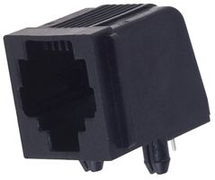 TE CONNECTIVITY - AMP 5520250-1. CAT3 RJ11 MODULAR JACK, 6 POSITION, 1 PO