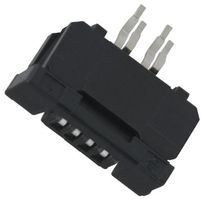 AMPHENOL COMMUNICATIONS SOLUTIONS SLW4S-1C7LF FFC/FPC CONNECTOR, 4POS, 1ROW