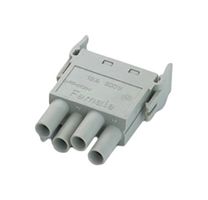 LAPP 10399100 HEAVY DUTY MODULE, RCPT, 4 POS, 25A