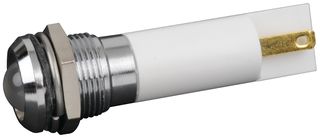 APEM Q12P1CXXW110E PANEL MOUNT INDICATOR, LED, 12MM, WHITE,
