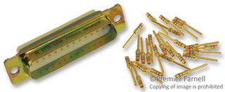 ITT CANNON DBMAM25P CONNECTOR, STD D SUB, PLUG, 25 POSITION