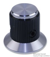 TE CONNECTIVITY - ALCOSWITCH KNS501BA1/4 STR KNURLED SKIRT KNOB W/ ARROW, 6.38MM