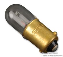 OSRAM SYLVANIA 1819 LAMP, INCANDESCENT, MINI BAYONET/BA9S, 2