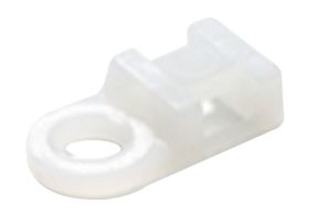 ABB - THOMAS & BETTS TC112-TB CABLE TIE MOUNT, SCREW, NYLON, NATURAL