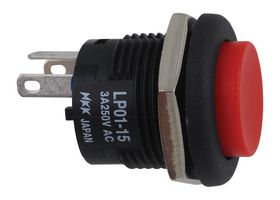 NKK SWITCHES LP0115CCKW01C SWITCH, PUSHBUTTON, NON-ILLUMINATED, SPD