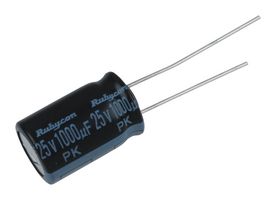 RUBYCON 25PK1000MEFC10X16 ALUMINUM ELECTROLYTIC CAPACITOR, 1000UF,