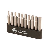 WIHA 74986 10 Piece Hex Inch and Metric Power Bit B