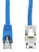 EATON TRIPP LITE N237A-F18N-WHSH PATCH CORD, RJ45 PLUG-RJ45 JACK, 18"