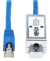 EATON TRIPP LITE N237A-P18N-WHSH PATCH CORD, RJ45 PLUG-JUNCTION BOX, 18"