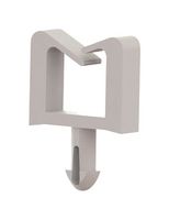 ESSENTRA COMPONENTS MWS-2-19 WIRE SADDLE, PUSH IN, NYLON 6.6, NATURAL