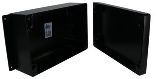 BUD INDUSTRIES AN-2823-AB ENCLOSURE, WALL MOUNT, ALUMINIUM, BLACK