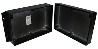 BUD INDUSTRIES AN-2858-AB ENCLOSURE, WALL MOUNT, ALUMINIUM, BLACK