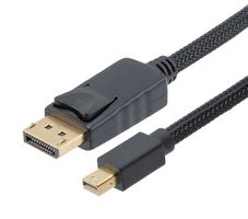 L-COM DPMDP-MM-F-05M CABLE ASSY, 20POS MINI DP-DP PLUG, 1.6