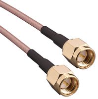 TE CONNECTIVITY CSE-SGAM-305-SGAM CBL ASSY, SMA PLUG-PLUG, 50 OHM, 12"