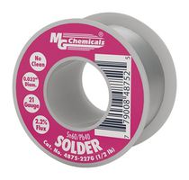 MG CHEMICALS 4870-18G SOLDER WIRE, 60/40 SN/PB, 18G, NO CLEAN