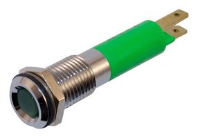 WAMCO WL-19010351 PANEL MOUNT INDICATOR, LED, 8MM, GREEN,
