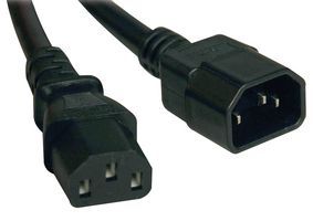 EATON TRIPP LITE P005-18N POWER CORD, IEC C14/IEC C13, 1.5FT, 15A