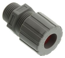 HUBBELL WIRING DEVICES SHC1021CR CONDUIT CORD CONNECTOR, NYLON, 0.5IN