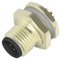 TE CONNECTIVITY T4130012081-000. SENSOR CONNECTOR, 8POS, PLUG, M12, PANEL