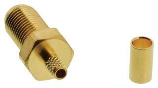 AMPHENOL RF 132117. RF/COAXIAL, SMA JACK, STRAIGHT, 50 OHM,