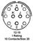 AMPHENOL INDUSTRIAL MS3126F12-10S..