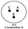 ITT CANNON KPSE00E12-3P