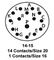 ITT CANNON KPSE01J14-15P