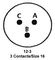 ITT CANNON MS3116E12-3S
