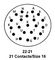 ITT CANNON MS3116F22-21PX