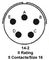 AMPHENOL INDUSTRIAL MS3126F14-5S..