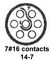 CINCH CONNECTIVITY SOLUTIONS CN1021A14G07SN-240