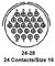 AMPHENOL INDUSTRIAL MS3102A24-28S.