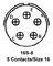 AMPHENOL INDUSTRIAL MS3106A16S-8S.