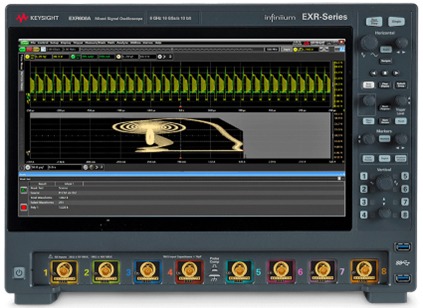 Figure 1: Next-Gen Digital Storage Oscilloscope from Keysight, Infiniium EXR Series, 8 Channel, 6 GHz, 16 GSPS, 100 Mpts, 71.7 ps