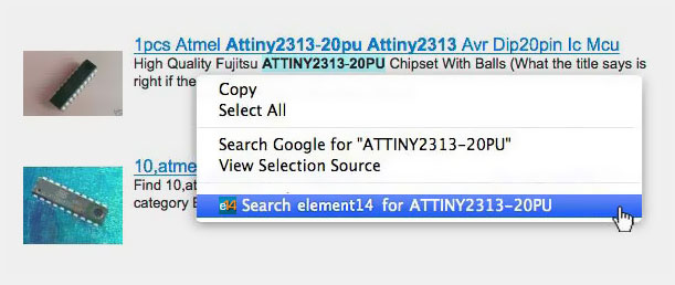Context menu popup image Context menu popup image