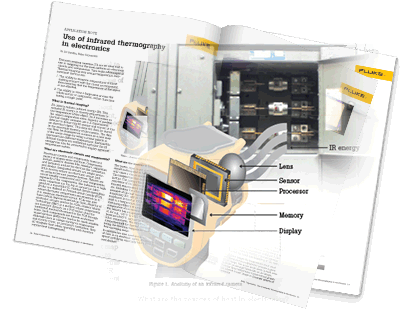 Use of infrared thermography in electronics