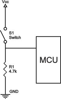 pull-down resistor circuit